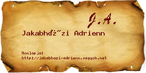 Jakabházi Adrienn névjegykártya